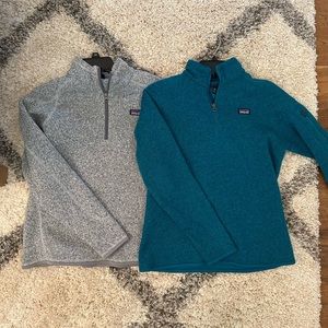 TWO Patagonia girls XXL (16-18) pullovers